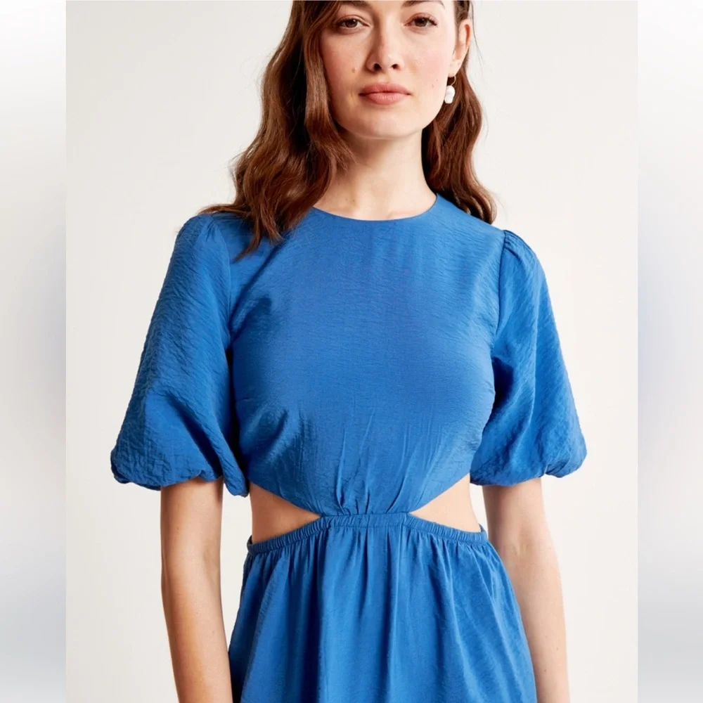 Abercrombie & Fitch Cut out Maxi Dress Sz-XL